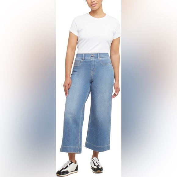 SPANX Denim - SPANXshape EveryWear Cropped Wide Leg Jeans XXL Tall